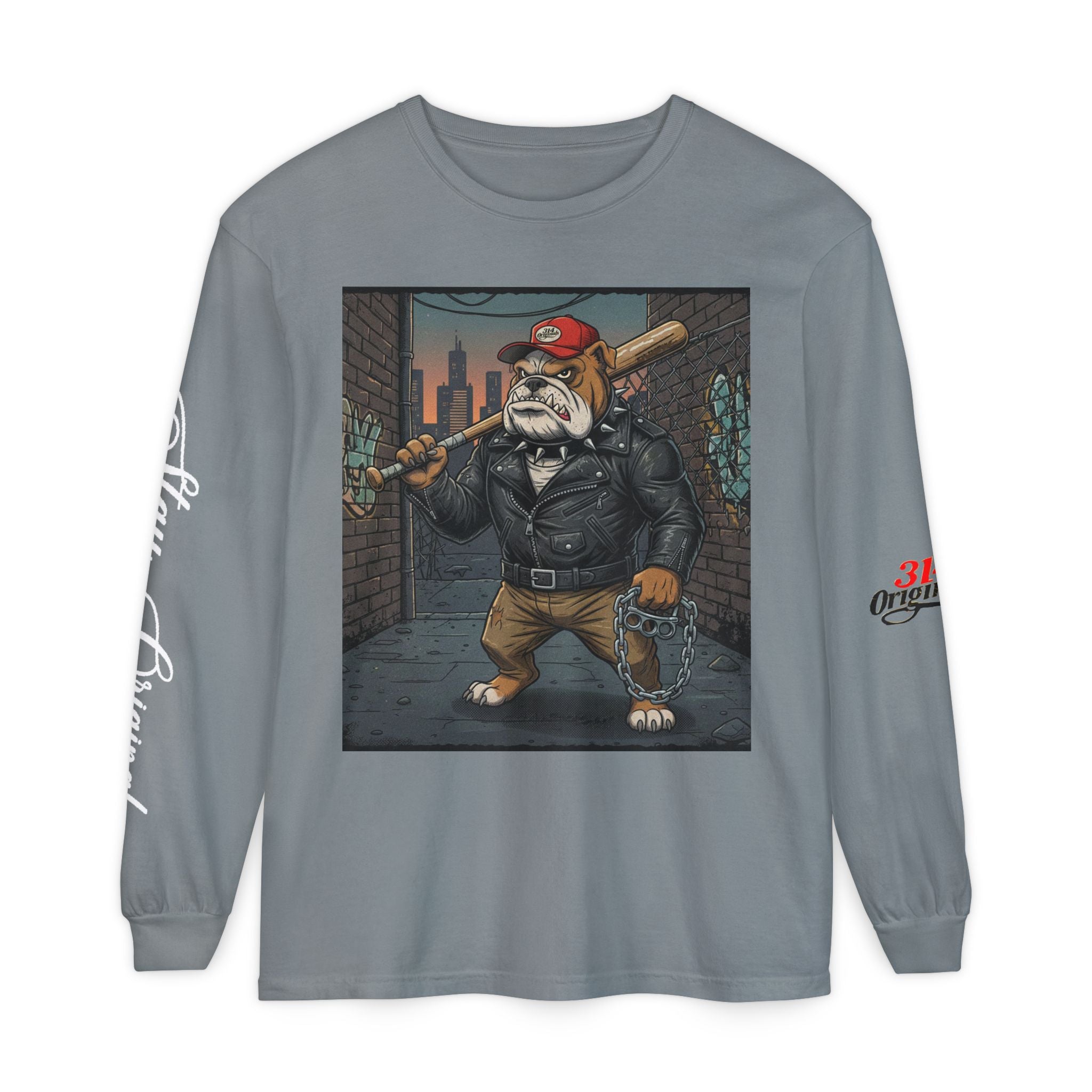 Stay Original Bulldog Brawler Long Sleeve T‑Shirt - 314 Originals