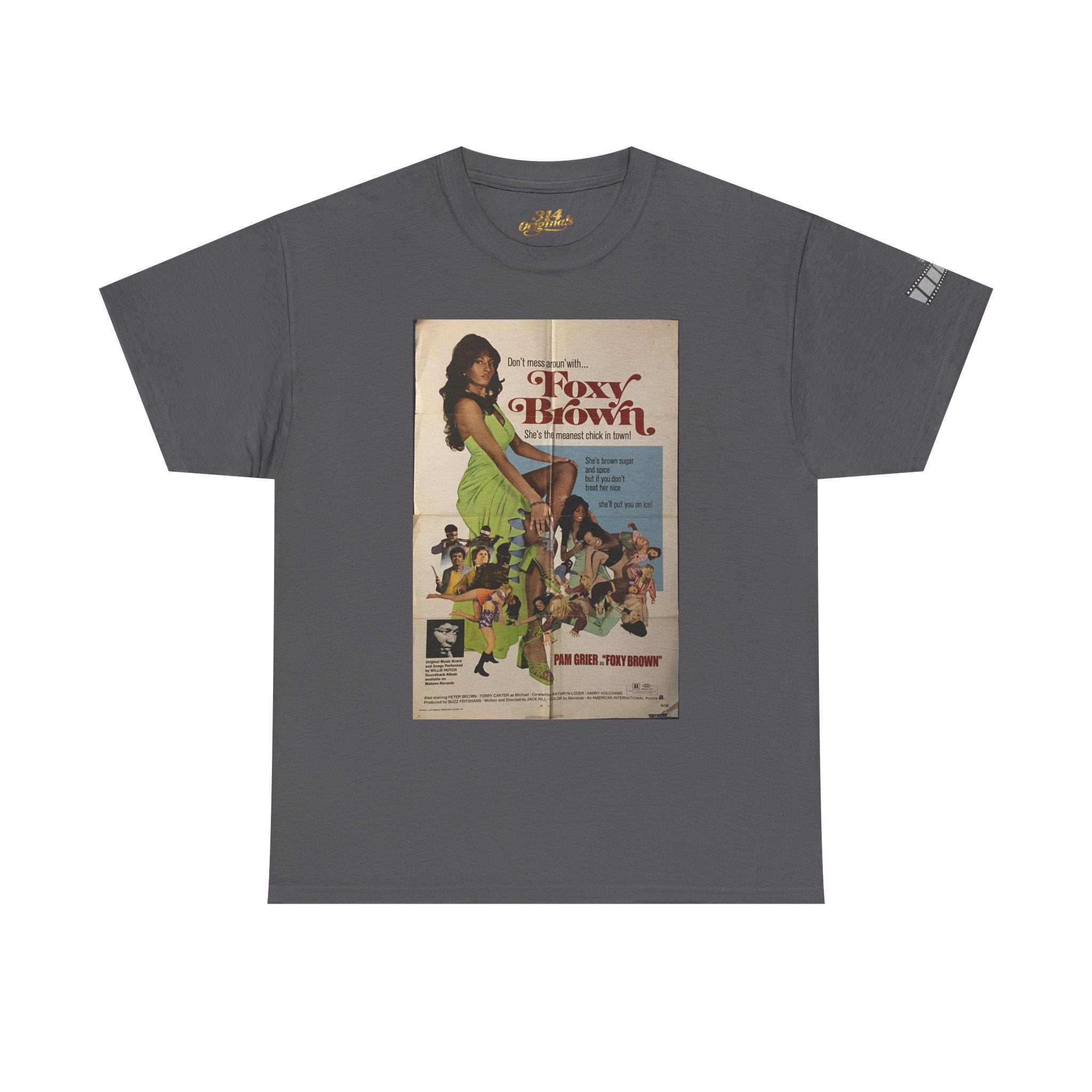 Foxy Brown Vintage Movie Poster Tee Printify T-Shirt  314 Originals