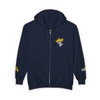 King's Gear Zip Hoodie — Full‑Zip with Gold Crown Emblem - 314 Originals