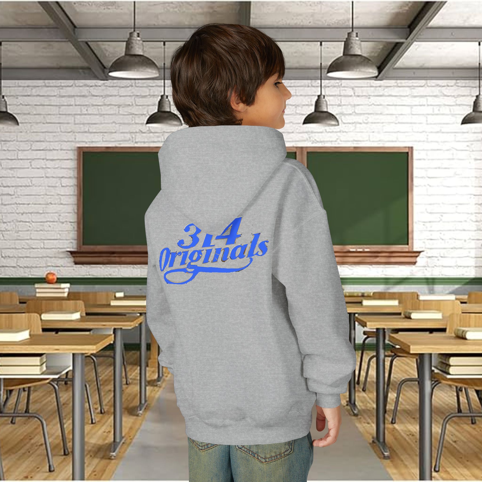 Youth Hoodie - 'Class of 2026' Graduation Bear Hoodie with '314 Originals' Back Print