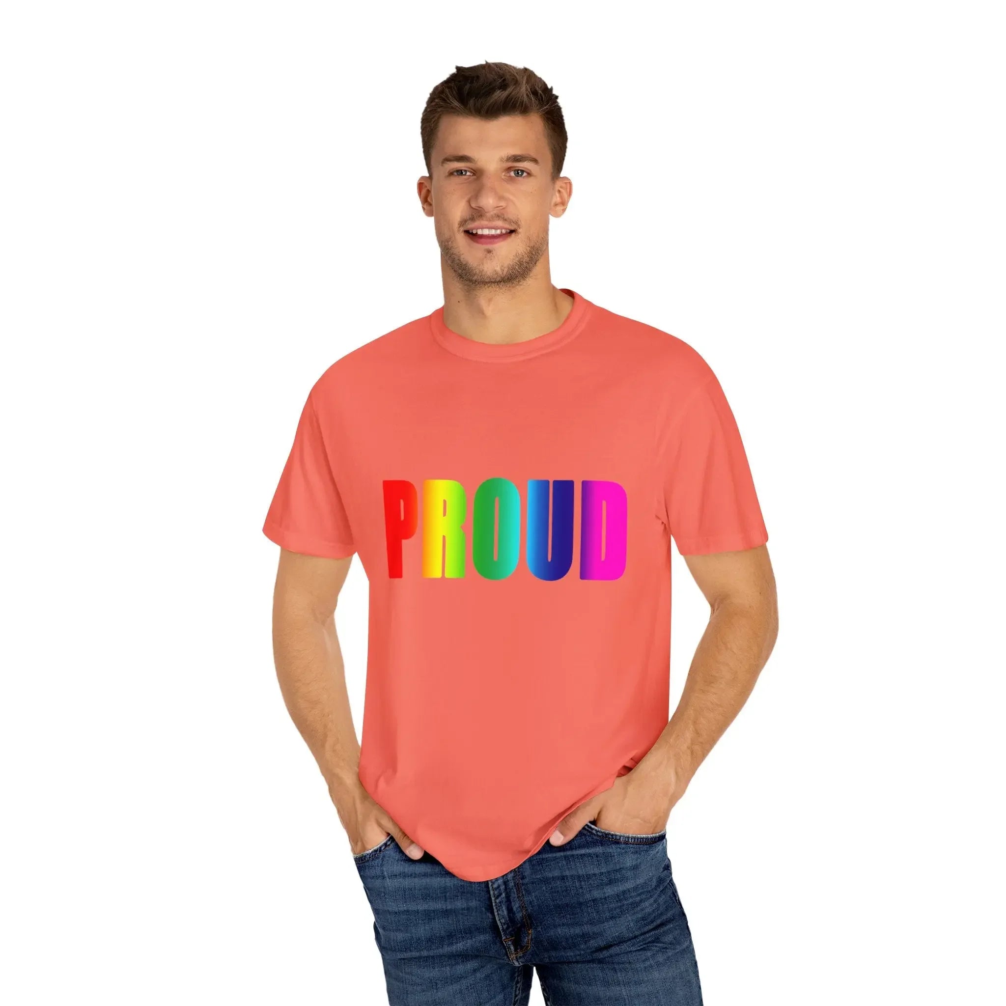 PROUD Garment-Dyed T-shirt Printify