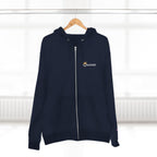 'Queen' Chest Logo Zip Hoodie — Women's Urban Streetwear Printify Hoodie  314 Originals