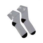 Grey Sublimation Socks with '314 Originals' Script — Athletic Crew Socks - 314 Originals