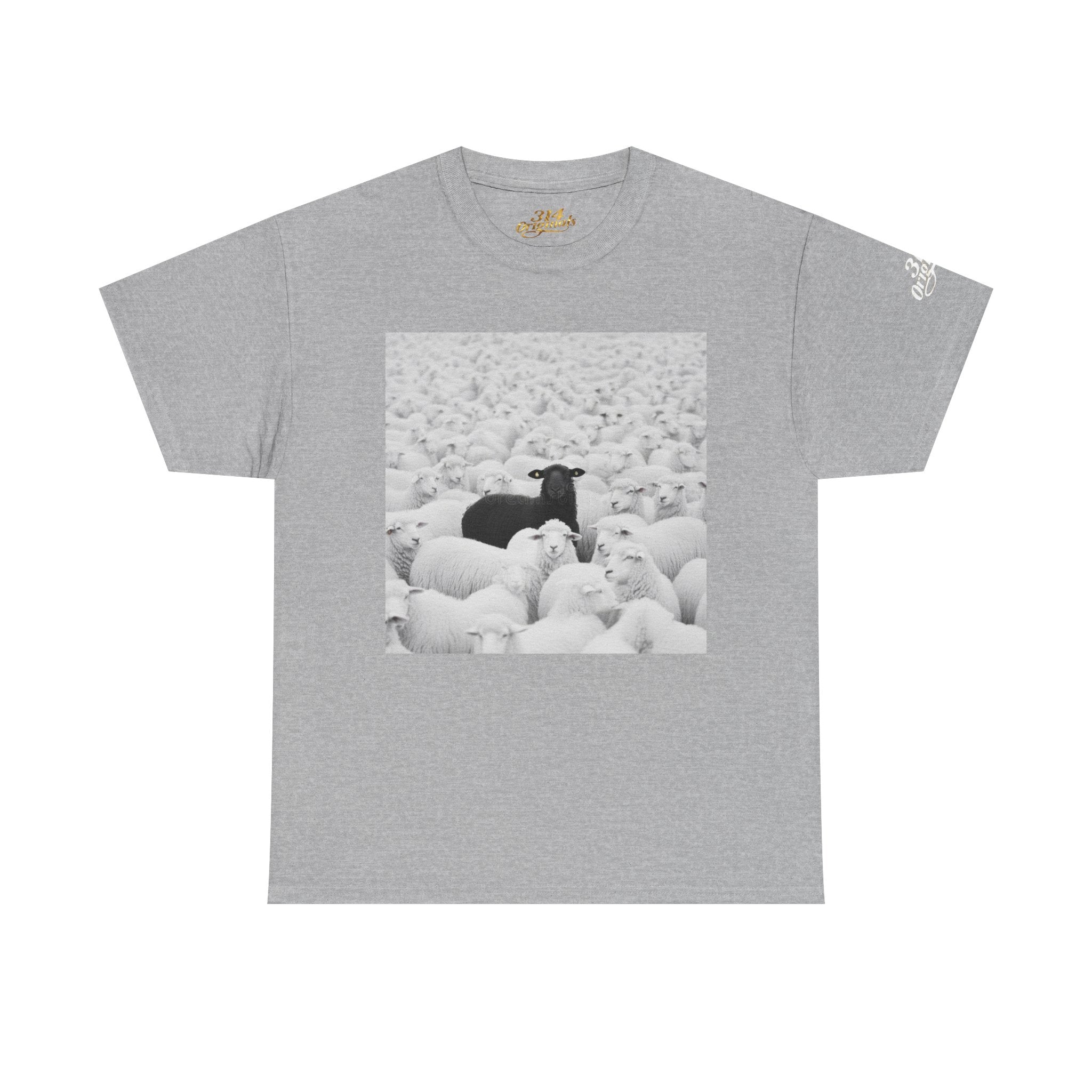 Black Sheep T-Shirt — Funny Contrast Sheep Graphic Tee