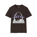 St. Louis Arch Skyline Tee — Born Hustler Front, 314 Originals Back - 314 Originals