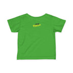"Caution: Cuteness Overload" —  Baby T‑Shirt (Yellow Warning Sign) - 314 Originals