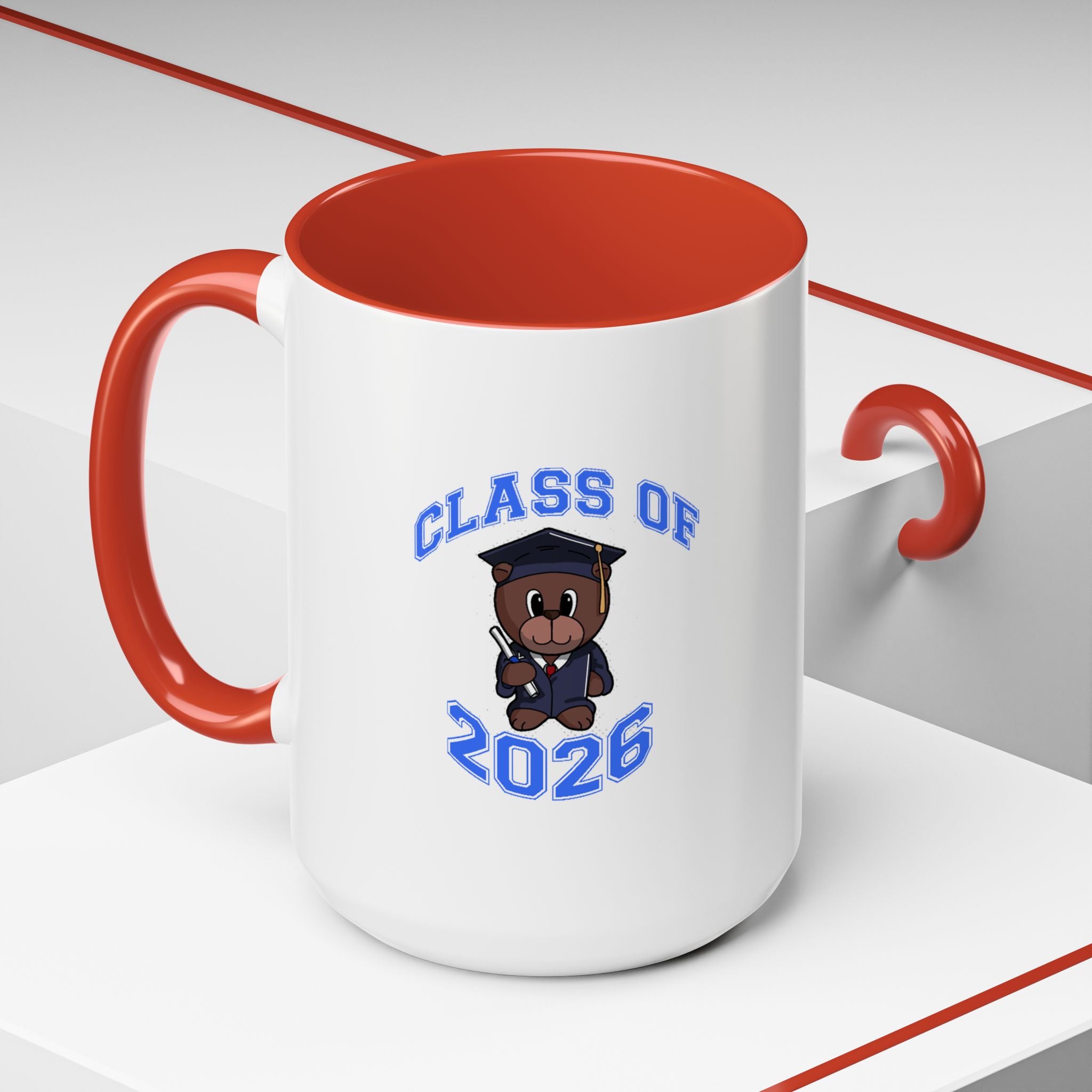 Graduation 2026 Accent Coffee Mug — Class of 2026 Grad Gift