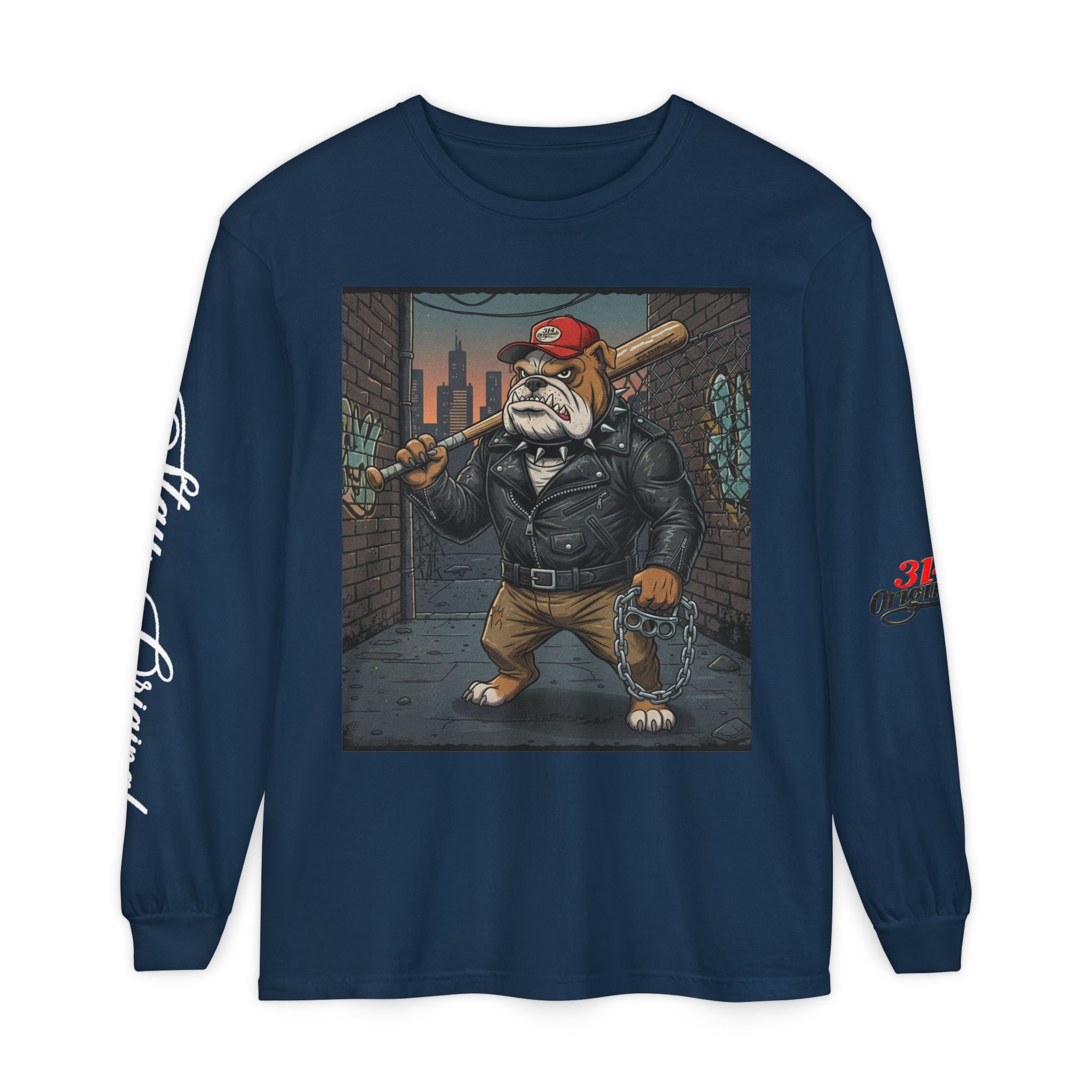 Stay Original Bulldog Brawler Long Sleeve T‑Shirt - 314 Originals