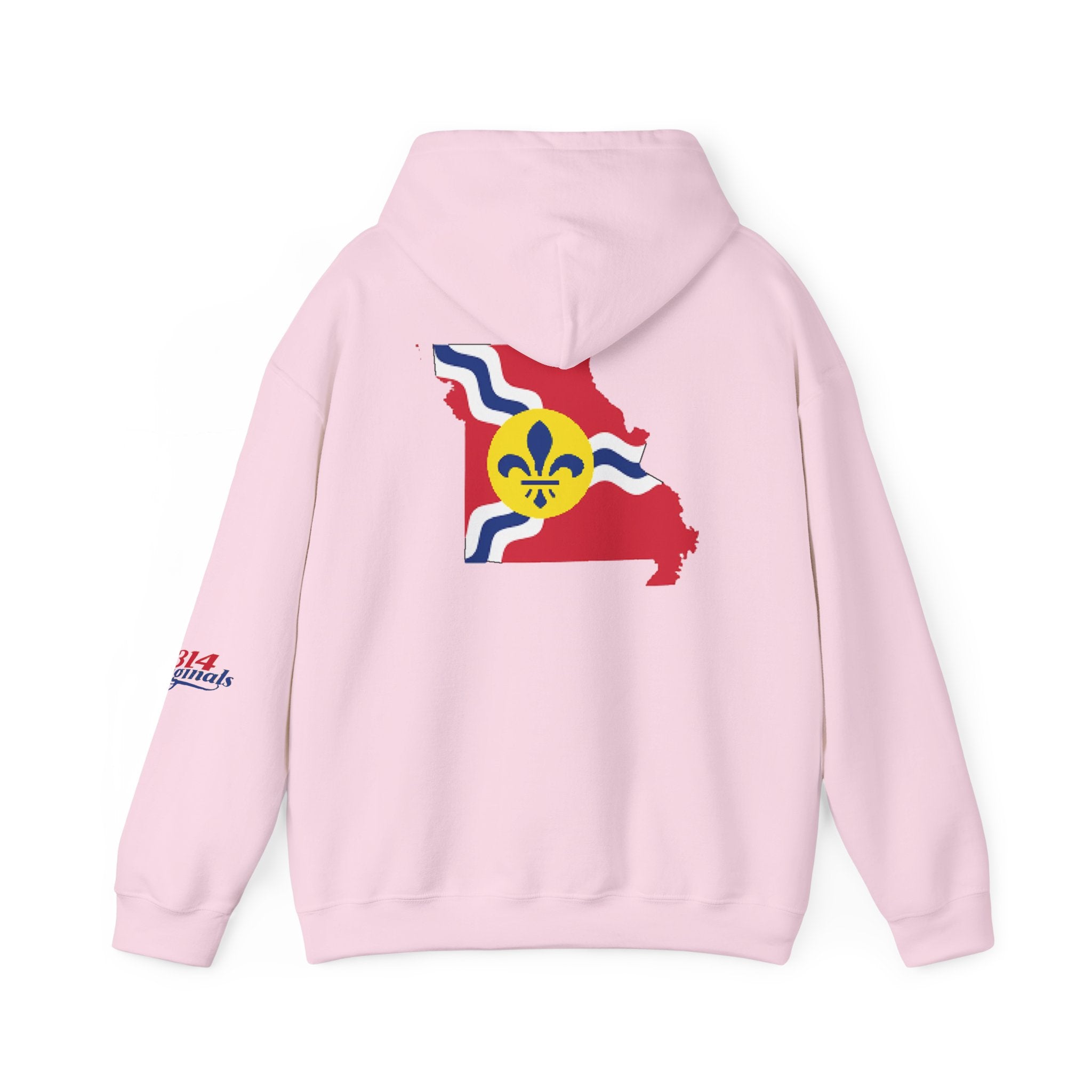 Proud Missouri Fleur-de-lis Hoodie — From the Lou St. Louis Pride Sweatshirt - 314 Originals