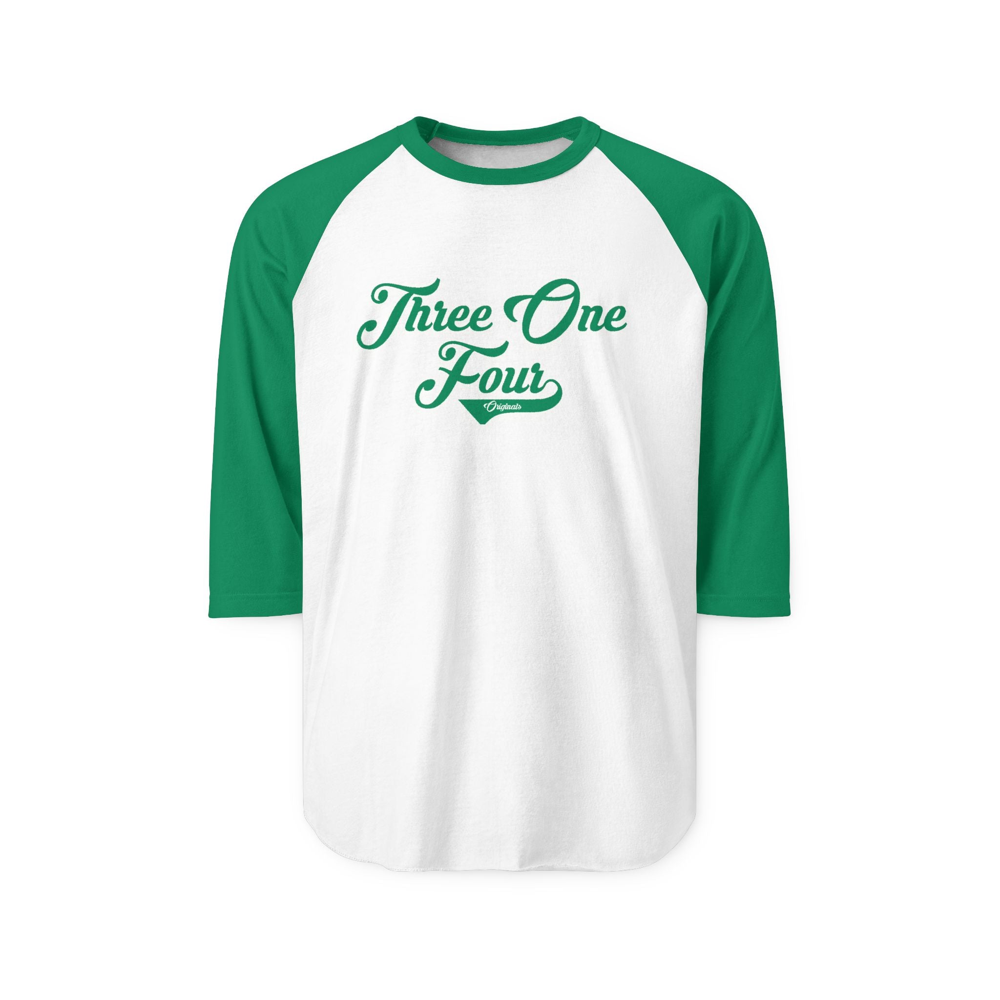 'Three One Four' Retro Script Baseball Tee - 314 Originals