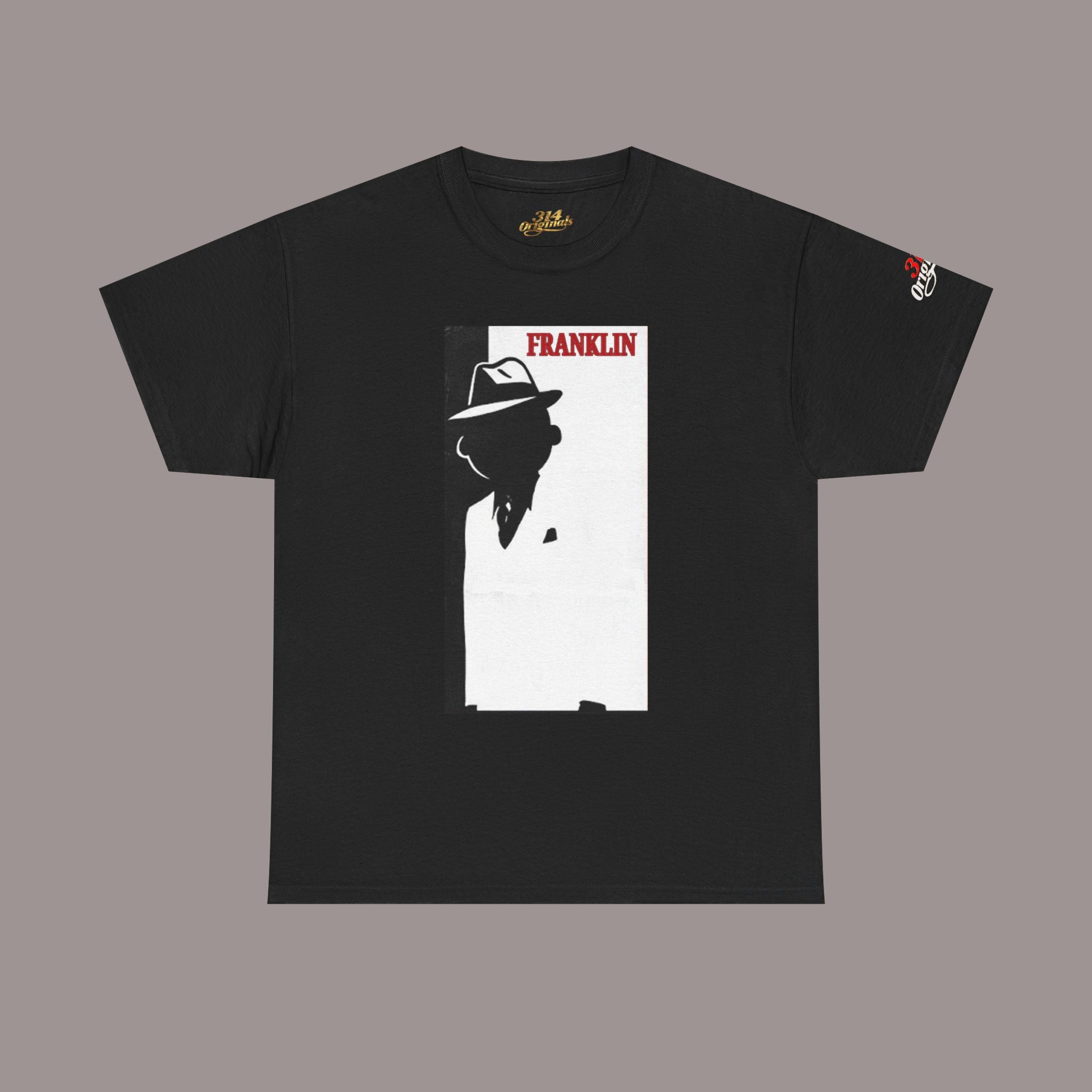 Franklin Noir Silhouette T‑Shirt