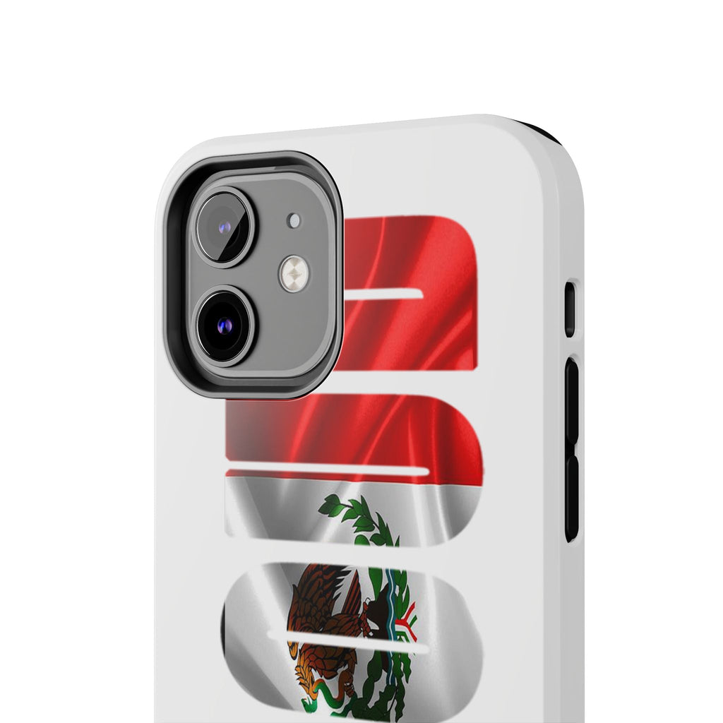 Mexico Pride Tough Phone Case — Mexican Flag Vertical 'PRIDE' Design Printify Phone Case  314 Originals