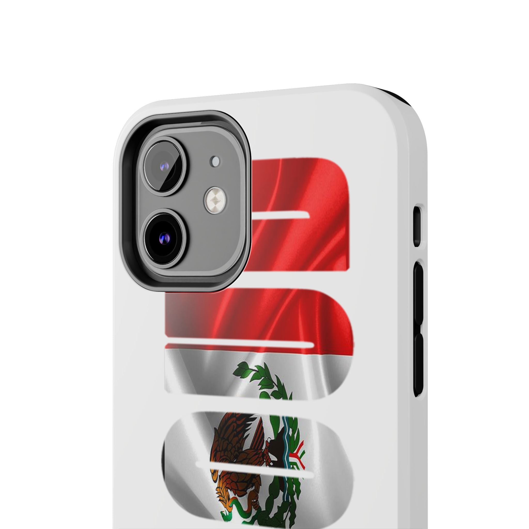 Mexico Pride Tough Phone Case — Mexican Flag Vertical 'PRIDE' Design Printify Phone Case  314 Originals