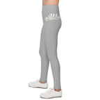 Light Grey 314 Script Kids' Printed Leggings - 314 Originals