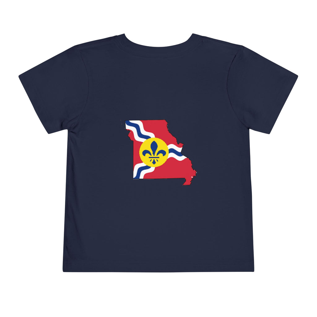 Toddler Tee — "From the Lou and I’m... Proud" St. Louis Flag Kids Shirt - 314 Originals