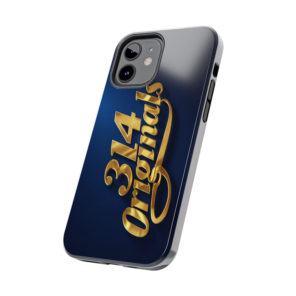 "314 Originals" Gold Script on Navy Tough Protective Case Printify Phone Case  314 Originals