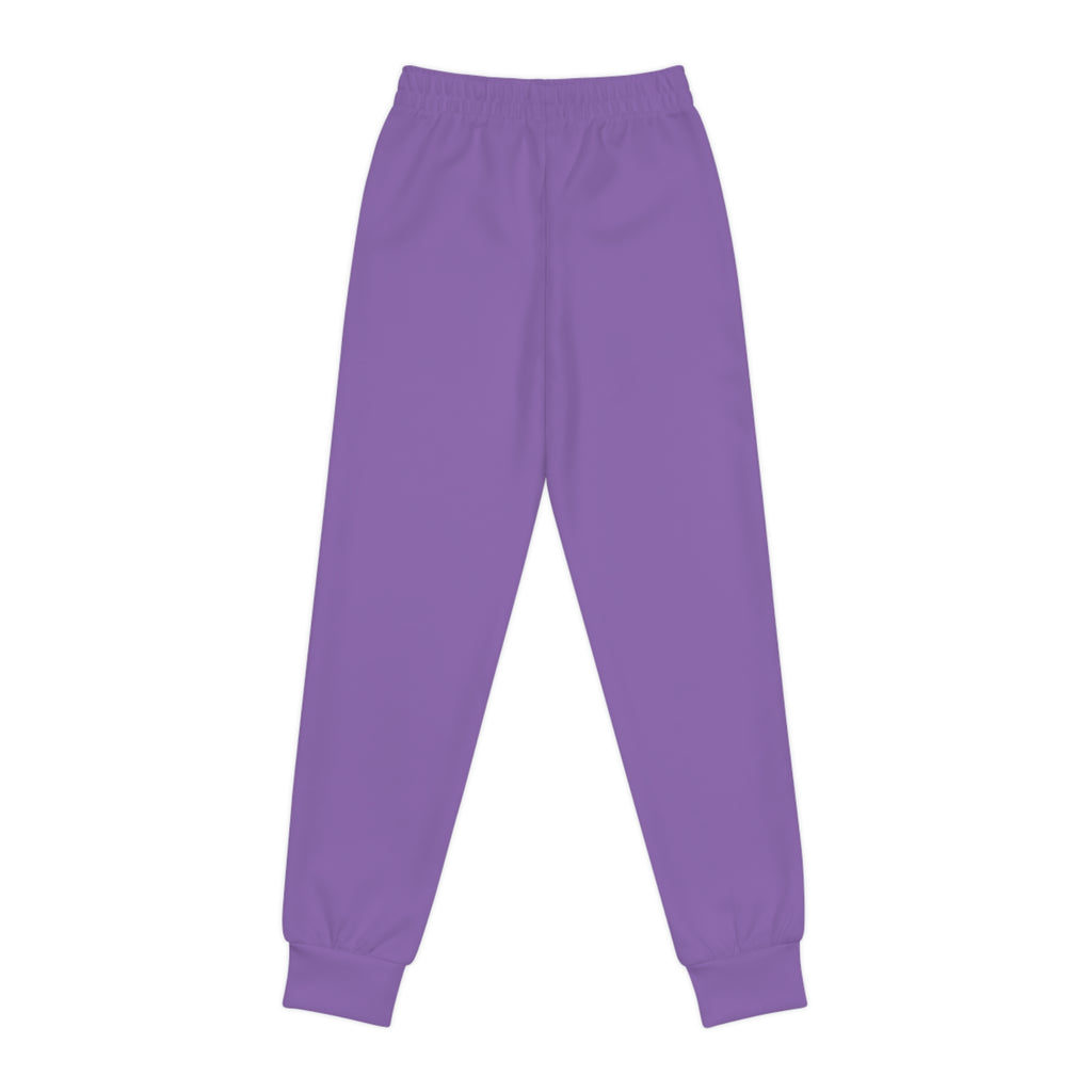 Light Purple Youth Joggers with 314 Originals Side Graphic — Kids Athletic Sweatpants - 314 Originals