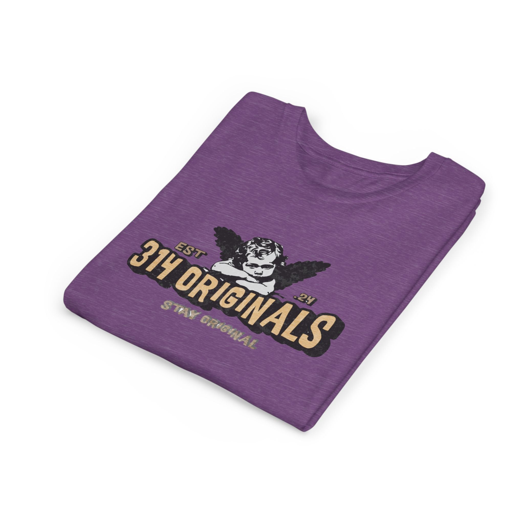 314 Originals Youth Tee - Vintage Cherub Graphic Kids T-Shirt Printify Kids clothes  314 Originals