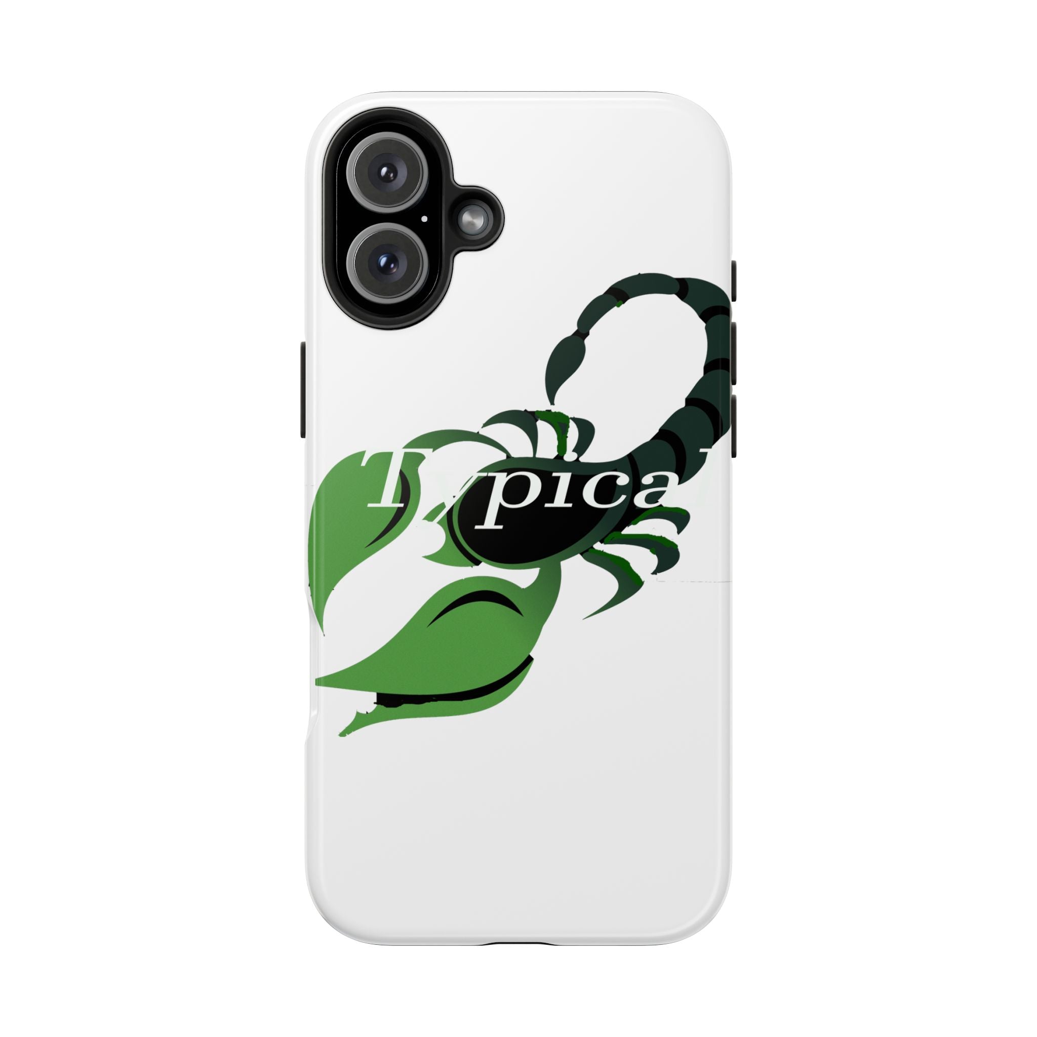 Scorpio Zodiac Tough Phone Case — Green Scorpion "Typical" Design Printify Phone Case  314 Originals