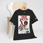 Velvet Smooth Retro Movie Poster Tee — Vintage Blaxploitation Graphic T-Shirt Printify T-Shirt  314 Originals
