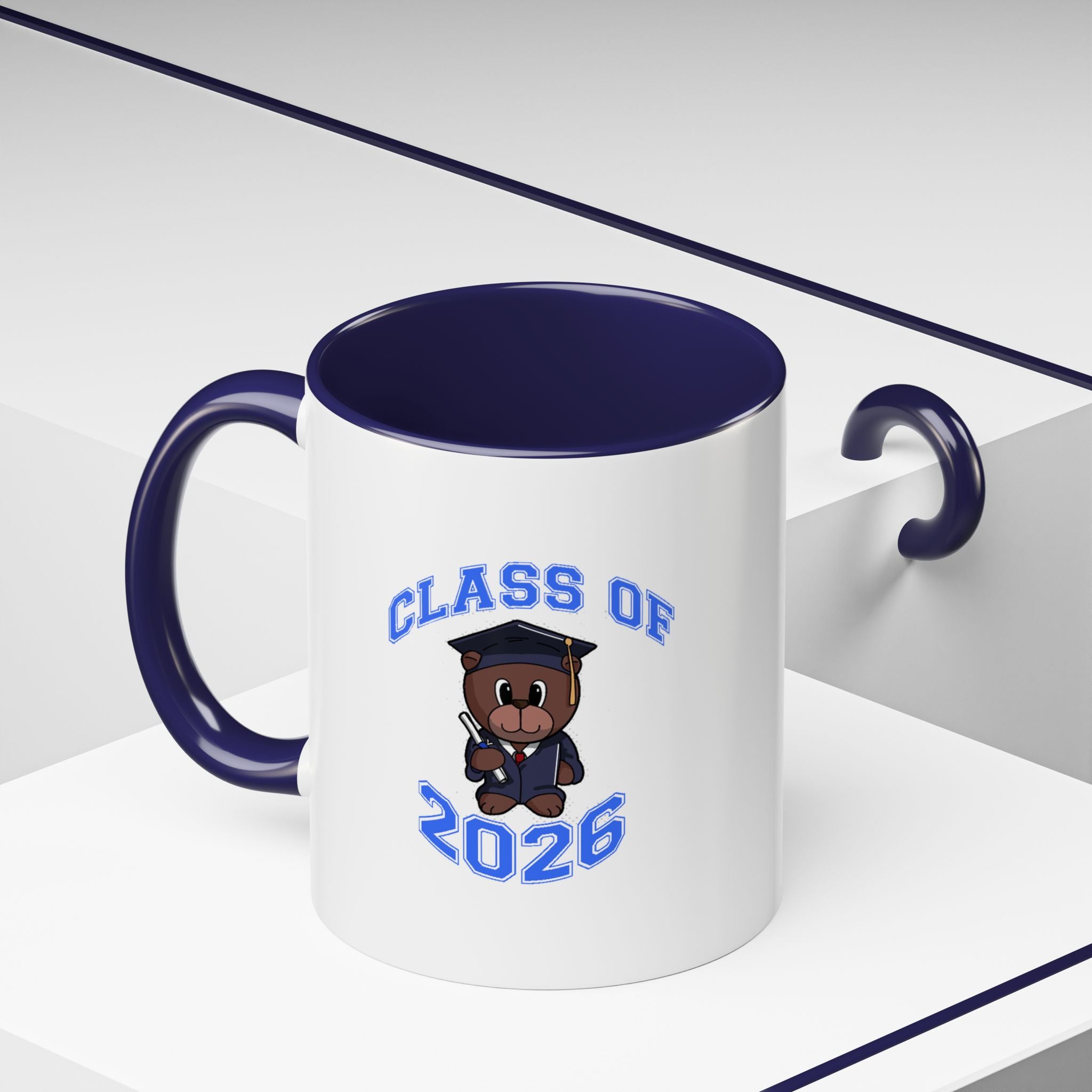 Graduation 2026 Accent Coffee Mug — Class of 2026 Grad Gift