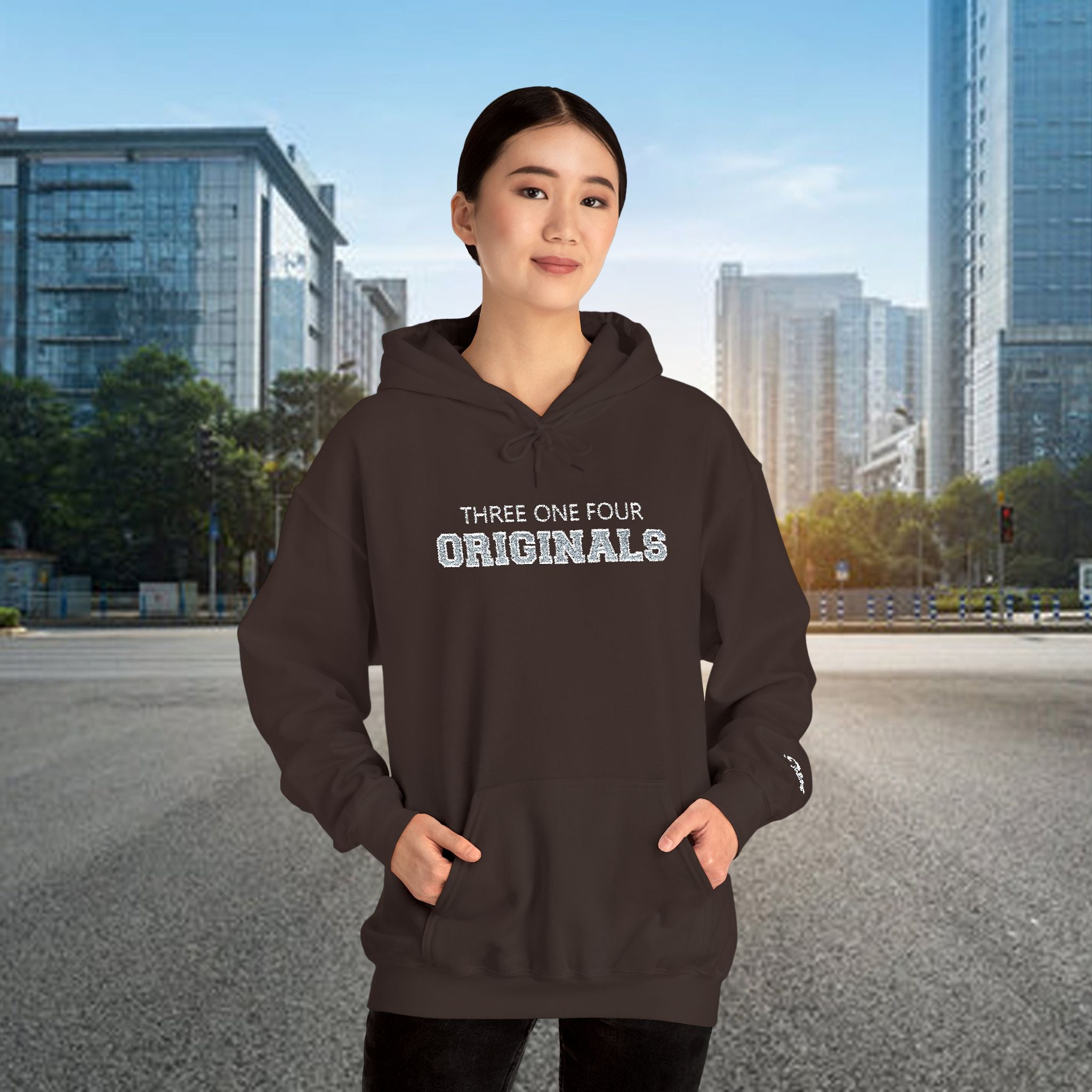 Three One Four Hoodie — Vintage Text - 314 Originals