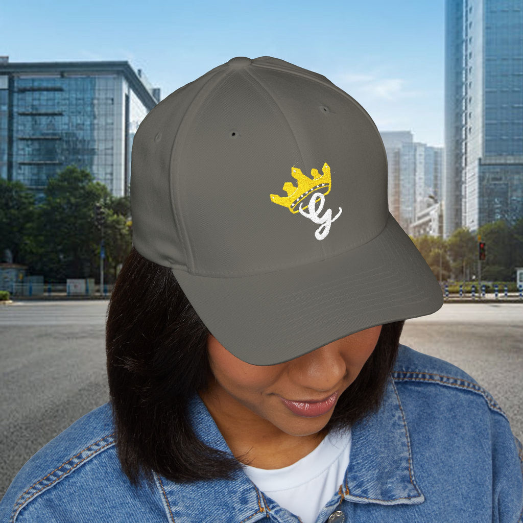 King's Gear Embroidered Crown Script Cap — 314 Original Closed-Back Structured Hat - 314 Originals