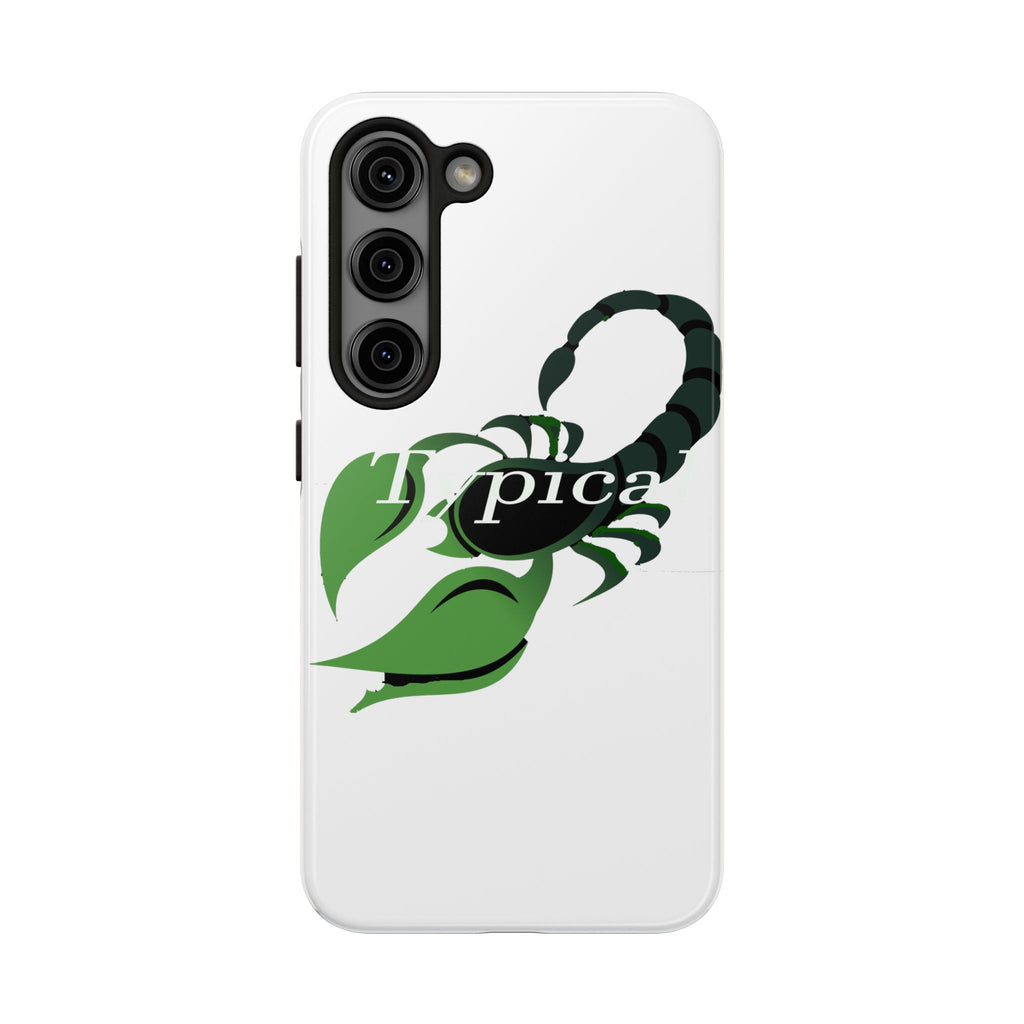 Scorpio Zodiac Tough Phone Case — Green Scorpion "Typical" Design Printify Phone Case  314 Originals