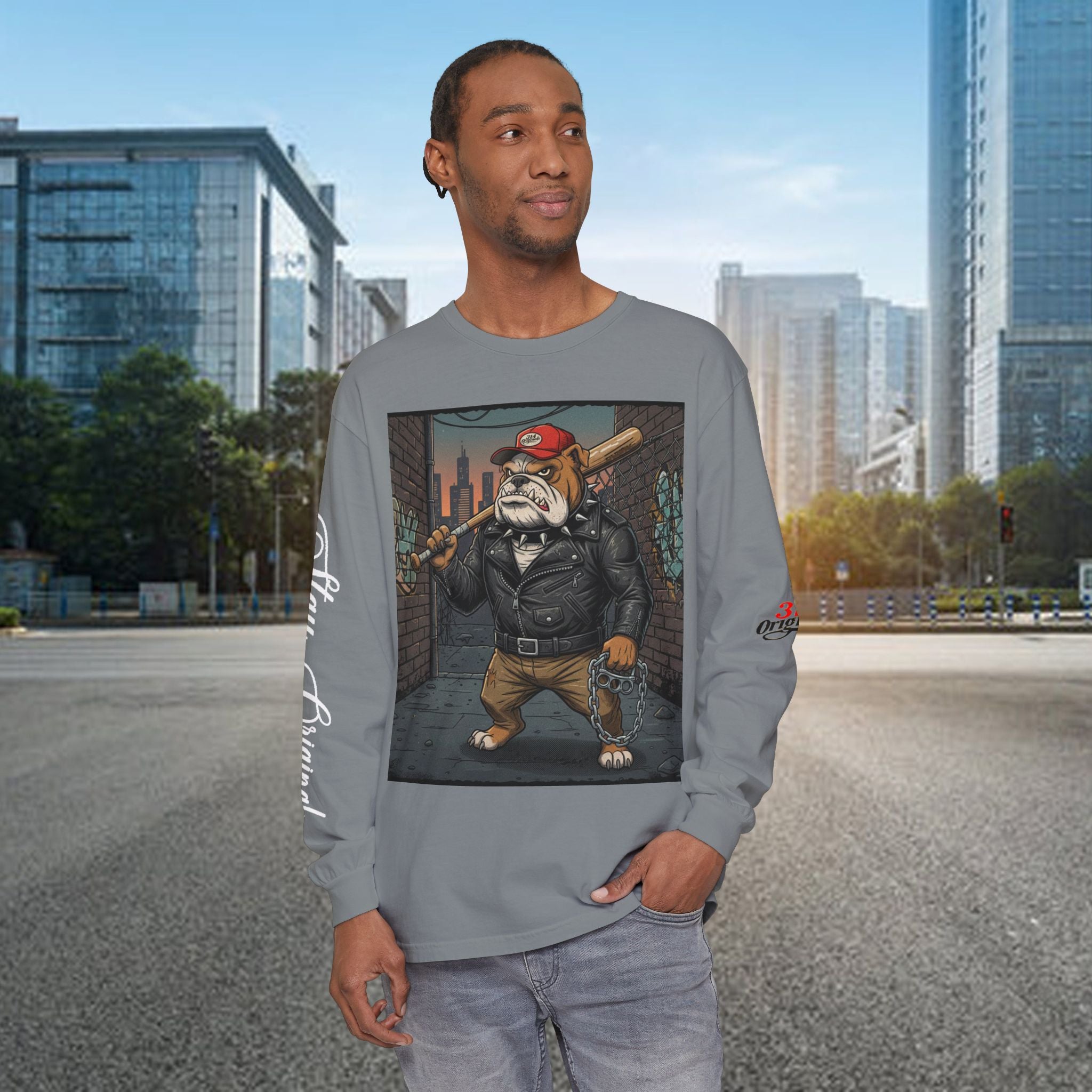 Stay Original Bulldog Brawler Long Sleeve T‑Shirt - 314 Originals