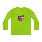 Ohio Flag Youth Long Sleeve Tee — Youngstown Text Graphic - 314 Originals
