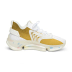 314 Gold Mesh Running Sneakers