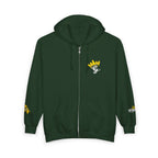 King's Gear Zip Hoodie — Full‑Zip with Gold Crown Emblem - 314 Originals