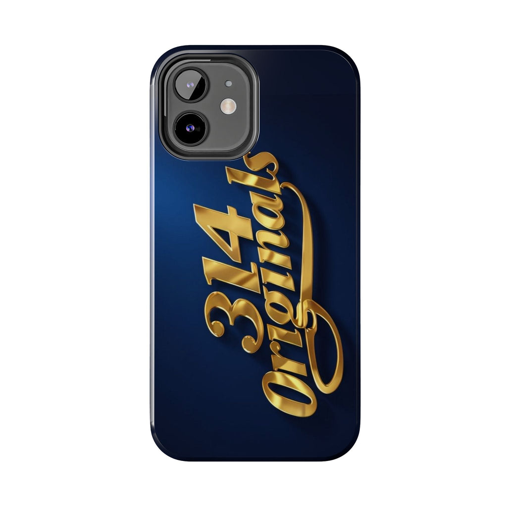 "314 Originals" Gold Script on Navy Tough Protective Case Printify Phone Case  314 Originals