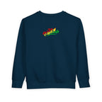 Mom's Favorite Kid Toddler Sweatshirt — Colorful Retro Rasta Kids Pullover - 314 Originals
