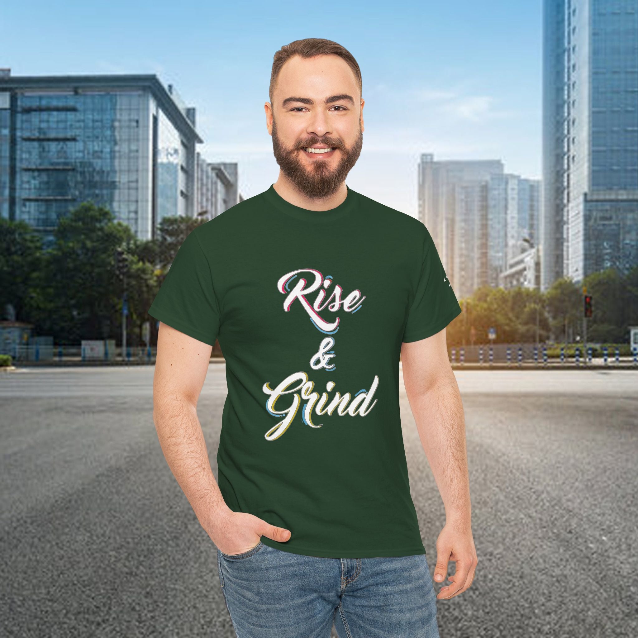 Rise & Grind T-Shirt — Motivational Graphic Tee for Hustle Mindset - 314 Originals