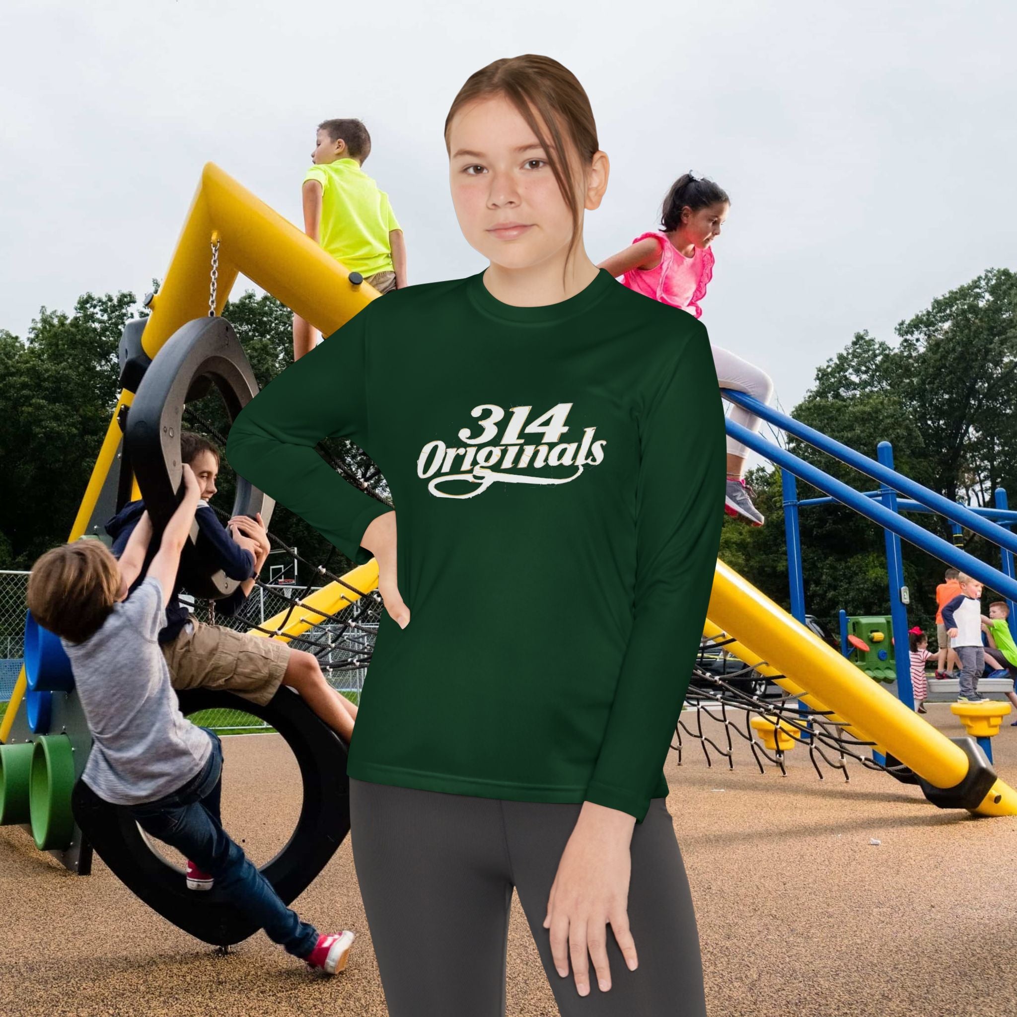 Youth Long Sleeve Tee — "314 Originals" Graphic
