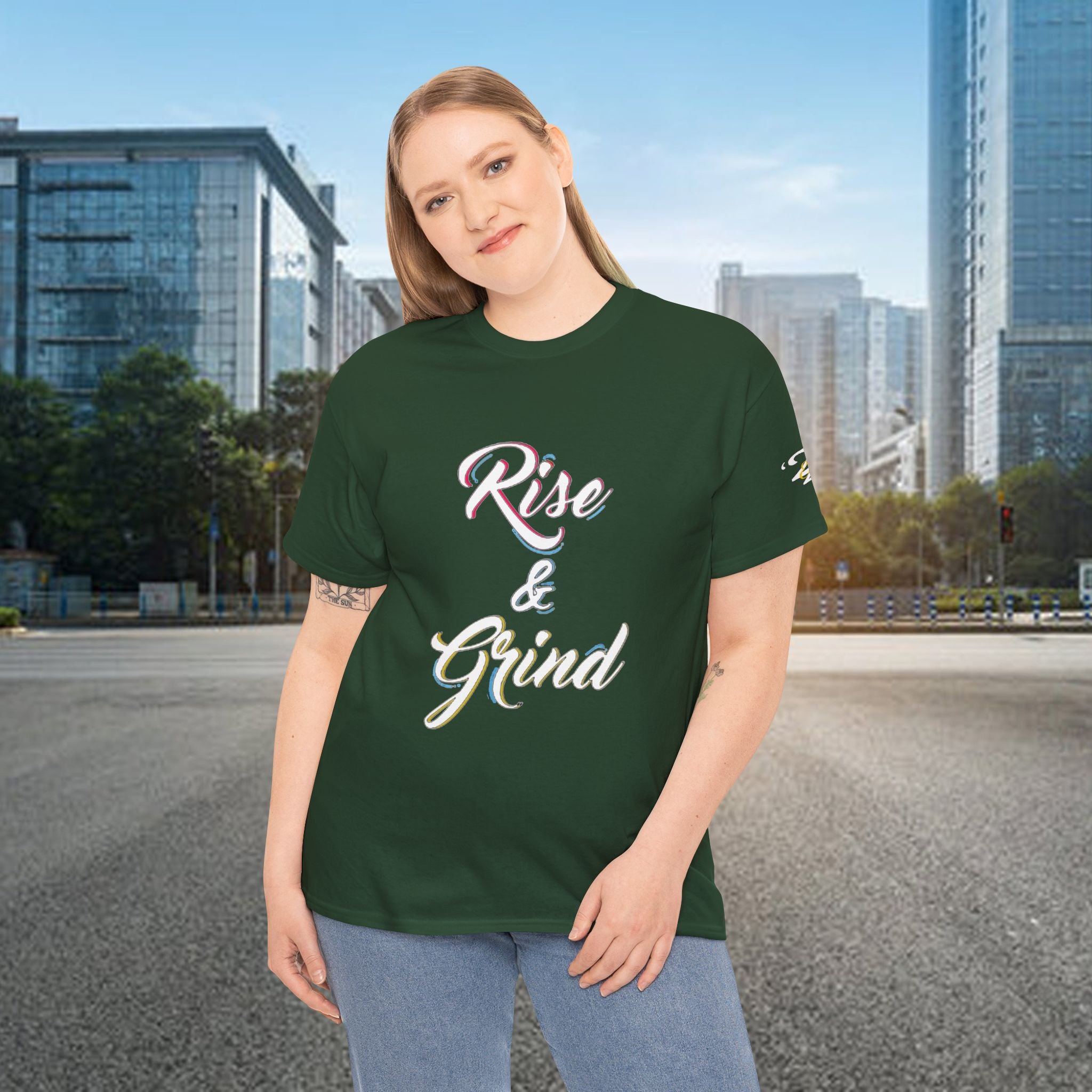 Rise & Grind T-Shirt — Motivational Graphic Tee for Hustle Mindset - 314 Originals