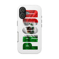 Mexico Pride Tough Phone Case — Mexican Flag Vertical 'PRIDE' Design Printify Phone Case  314 Originals