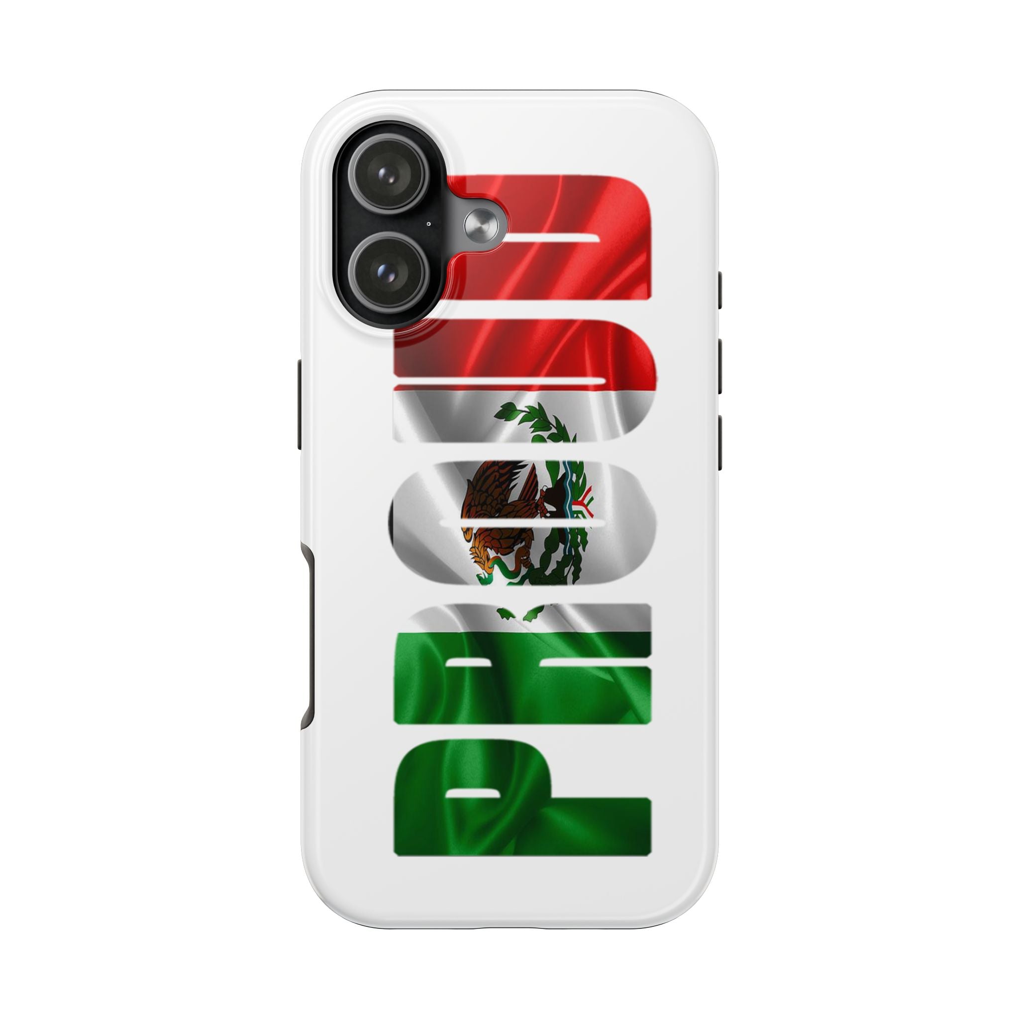 Mexico Pride Tough Phone Case — Mexican Flag Vertical 'PRIDE' Design Printify Phone Case  314 Originals