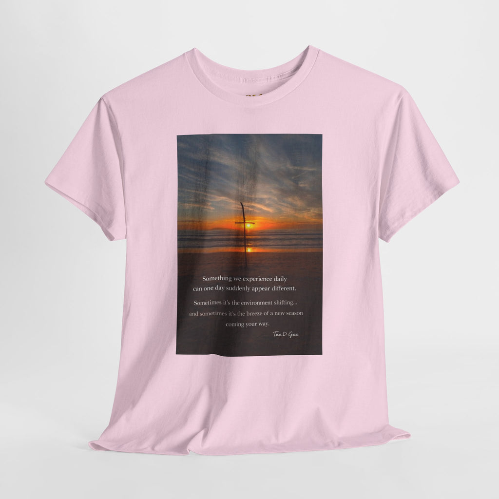 Sunset Beach Quote T‑Shirt — Inspirational Ocean Sunrise Tee - 314 Originals