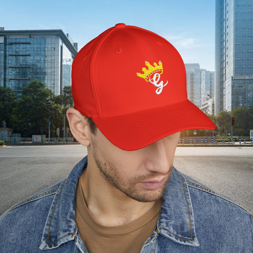 King's Gear Embroidered Crown Script Cap — 314 Original Closed-Back Structured Hat - 314 Originals