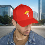 King's Gear Embroidered Crown Script Cap — 314 Original Closed-Back Structured Hat - 314 Originals