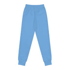 Light Blue Youth Joggers with 314 Originals Side Graphic — Kids Athletic Sweatpants - 314 Originals
