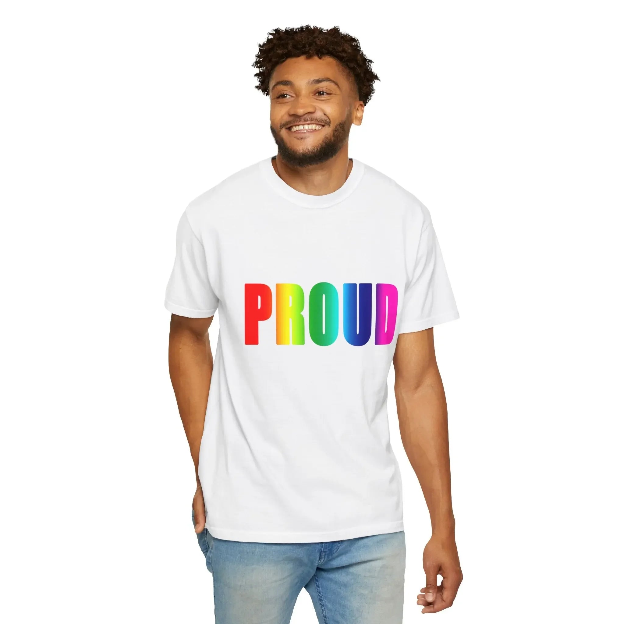 PROUD Garment-Dyed T-shirt Printify