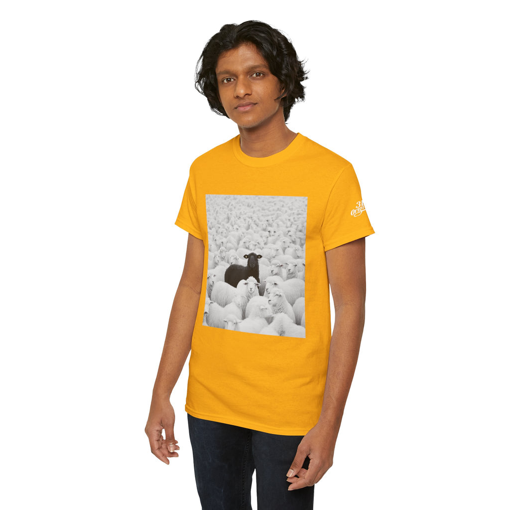 Black Sheep T-Shirt — Funny Contrast Sheep Graphic Tee