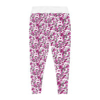Pink Camo Plus Size Leggings — Subtle Side Script Graphic, Comfortable Everyday Activewear - 314 Originals