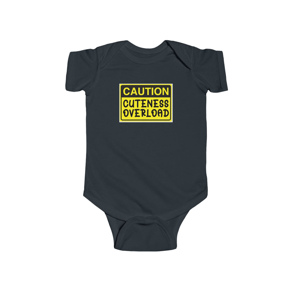 Baby Bodysuit – "Caution Cuteness Overload" Infant Onesie (314 Originals Back Logo) - 314 Originals
