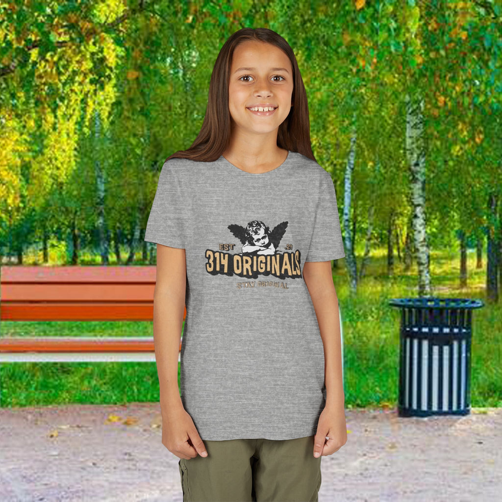 314 Originals Youth Tee - Vintage Cherub Graphic Kids T-Shirt Printify Kids clothes  314 Originals