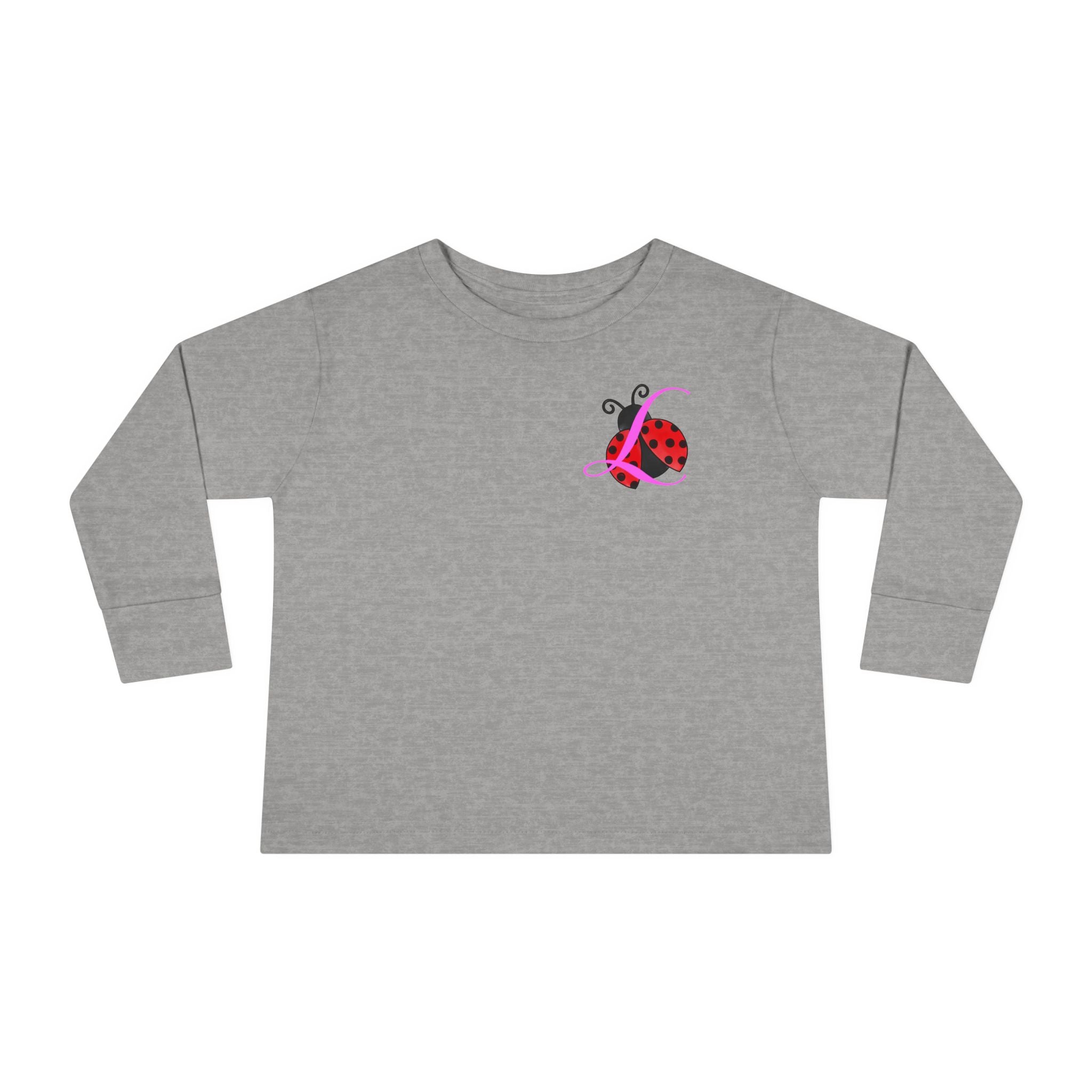 Toddler Long Sleeve Tee — Cute Ladybug Chest Design with “314 Original” Back - 314 Originals