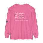 Tell It Like It Is Long Sleeve Tee — "No Scripts... No Filters... No Bullsh*t" Statement Shirt Printify Long-sleeve  314 Originals